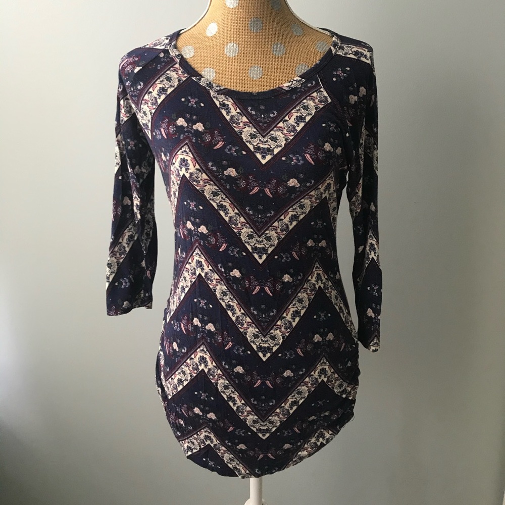 Eyelash Couture Patterned Top